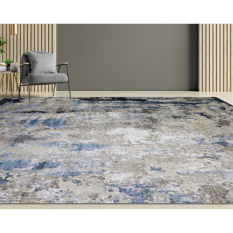 Abstract Area Rug, Rectangle 6' x 9'