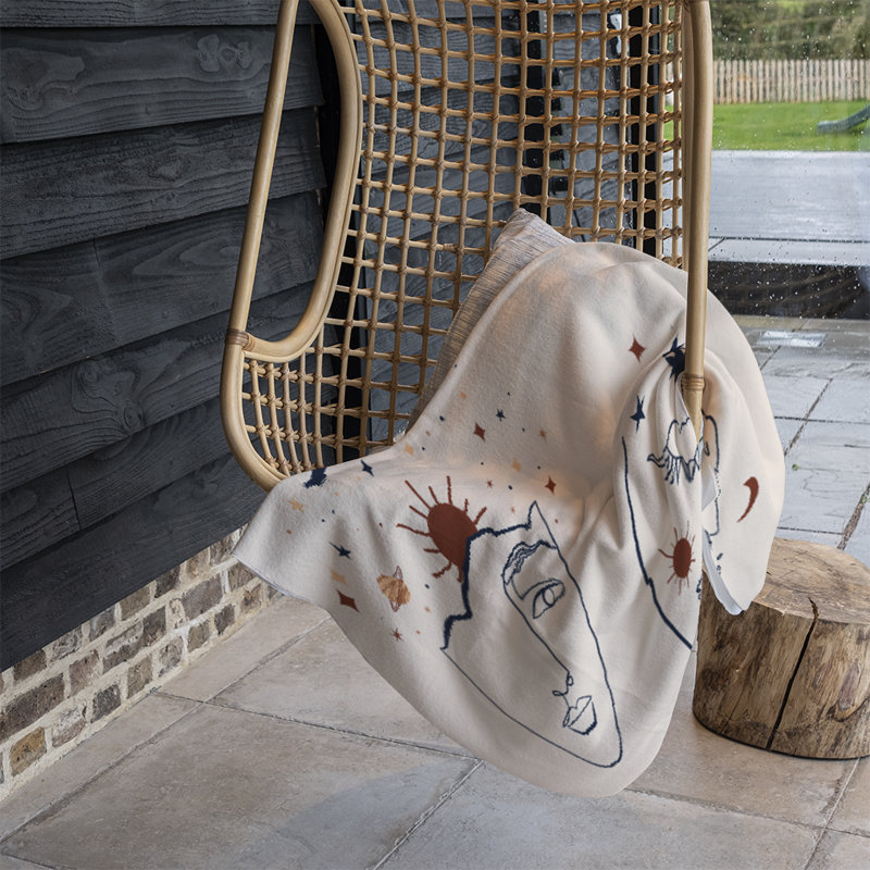 Dommonique Plain Weave / Muslin Throw Blanket