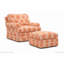  Chaise d'appoint rembourrée multicolore