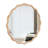 Solid Wood Wavy Mirror-Natural-Wood Vanity Mirror Wall Decor Modern Mirror Wall Decor For Bathroom, Bedroom, Living Room, Dining Room, Cloakroom, Entryway-989546795-989546796