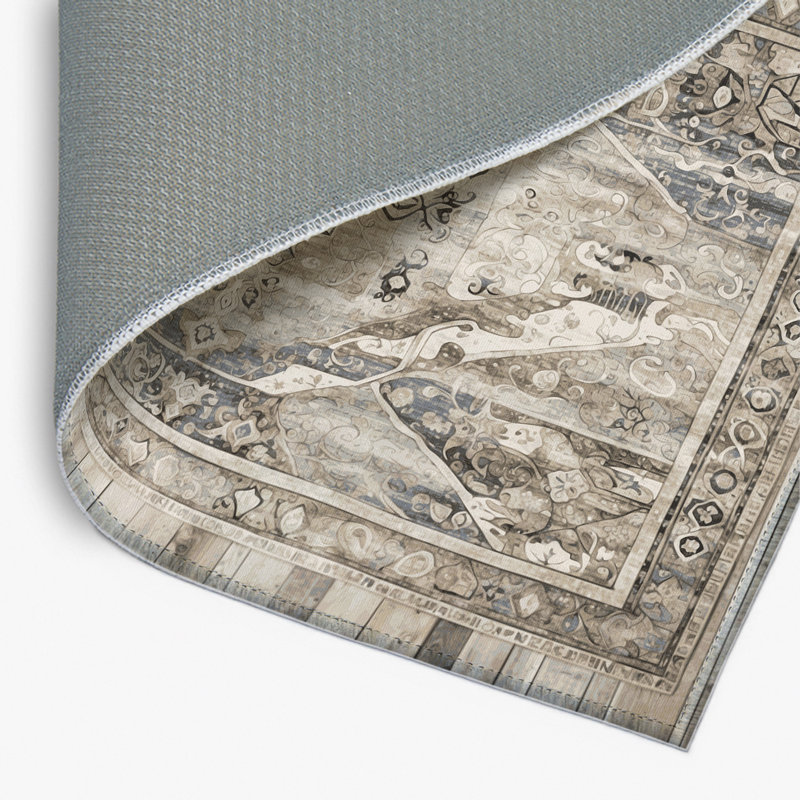 Tapis intérieur et extérieur Antique Aura, Rectangle 1 pi 6 po x 2 pi 6 po