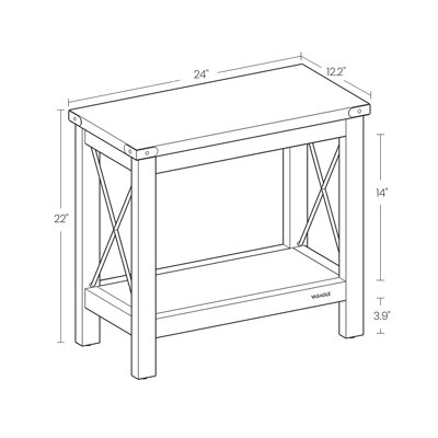 2-tier End Table