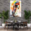 Vibrant Cycling Motion, impression murale contemporaine-2104952419