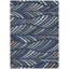 Tapis mid-century moderne lavable à la machine intérieur / extérieur Chantille ACN2475-2123151618-2123151736