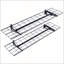 Étagère de garage robuste, paquet de 2, supports muraux 4 x 1 pi, capacité de charge de 400 lb, idéale pour organiser les outils et l'équipement