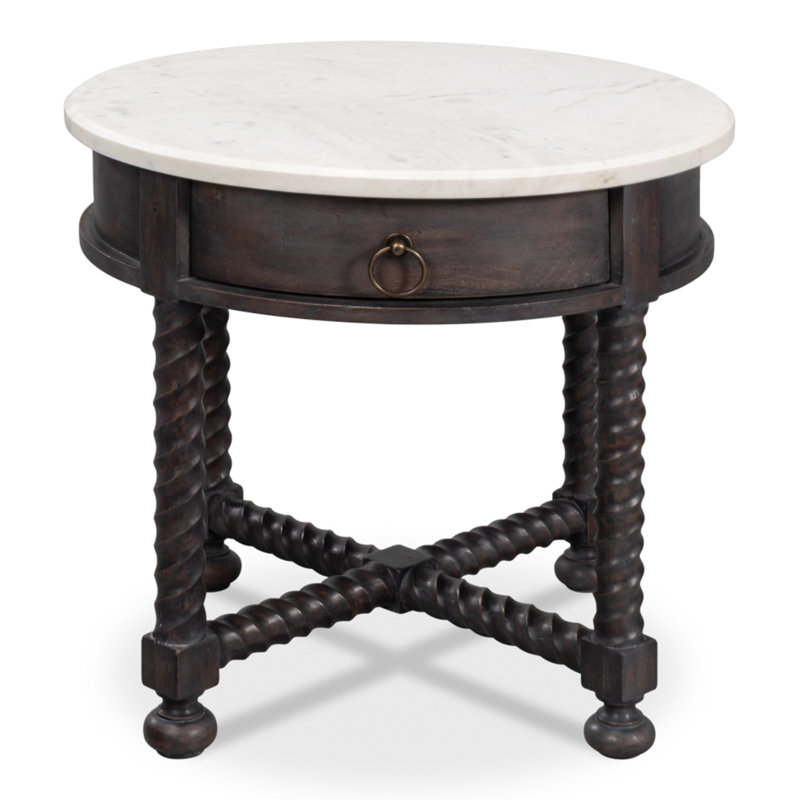Barley Marble End Table