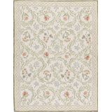 Hand-Knotted High-Quality Beige Area Rug