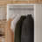 Illyria 2-Shelf Double Clothing Rod Closet Tower-1848488668
