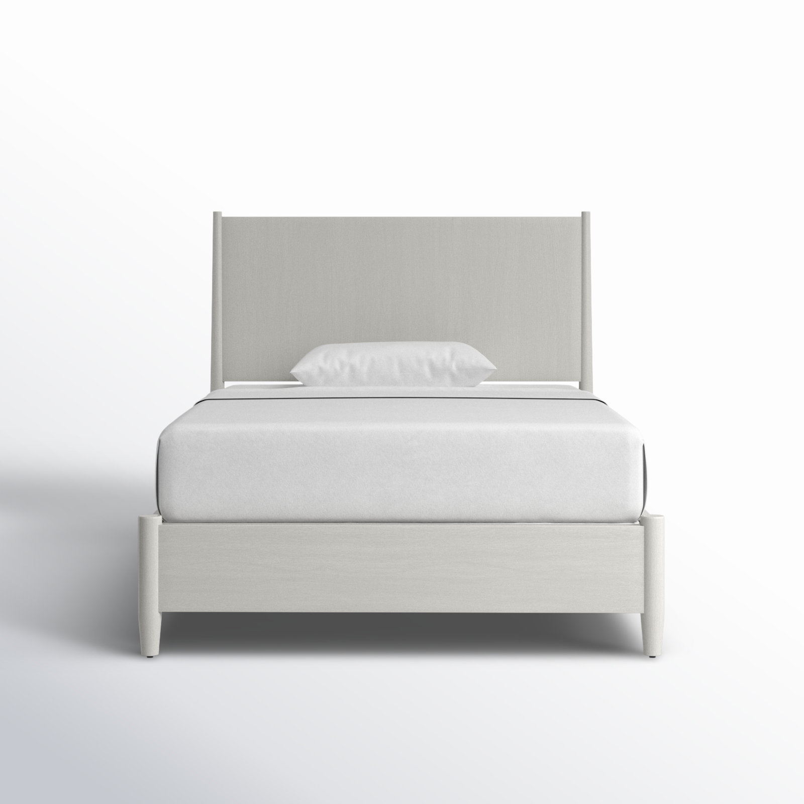 Williams Mahogany Bed, Full, Gray