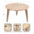 Wooden Living Room Round Coffee Table-502834599