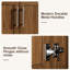 Meuble-lavabo de salle de bain avec lavabo en céramique, armoire de rangement avec tiroir et 2 portes à fermeture douce-125772654-125772656