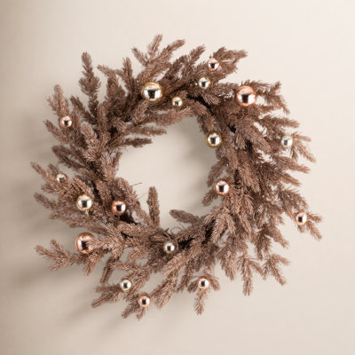 Faux Pine Silk 24'' Wreath