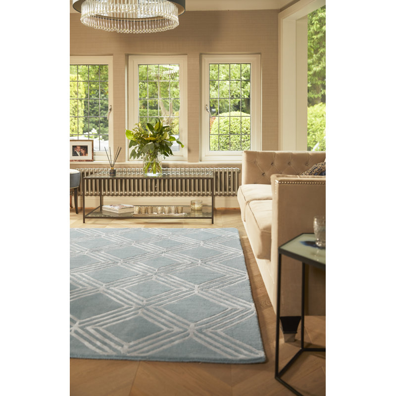 Bingley Geometric Hand Woven Area Rug, Rectangle 120 x 170cm