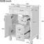 Meuble-lavabo de 24 po avec lavabo en céramique, deux tiroirs et tablette réglable - un ajout attrayant simple aux petites salles de bain