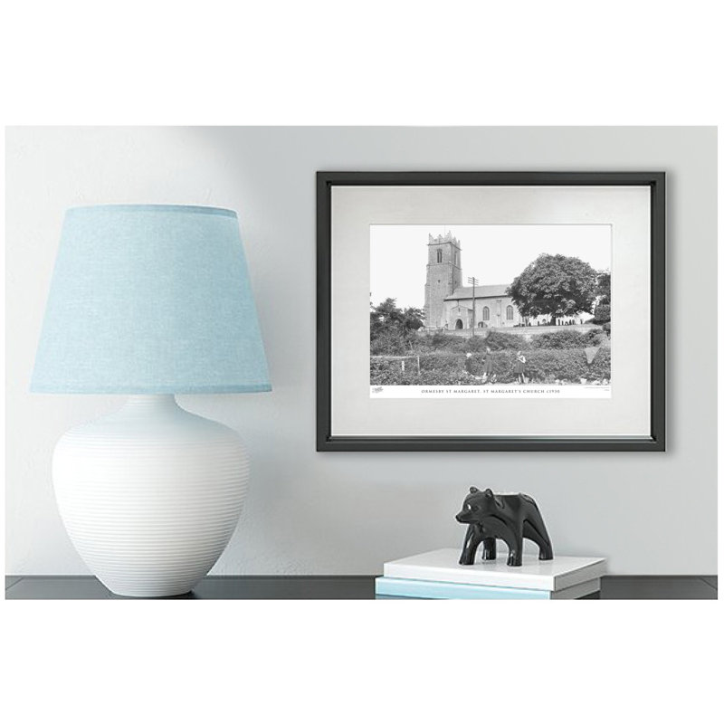 Ormesby St Margaret, St Margaret's Church C1930 by Francis Frith - Single Picture Frame Print, 60cm H x 80cm W x 2.3cm D
