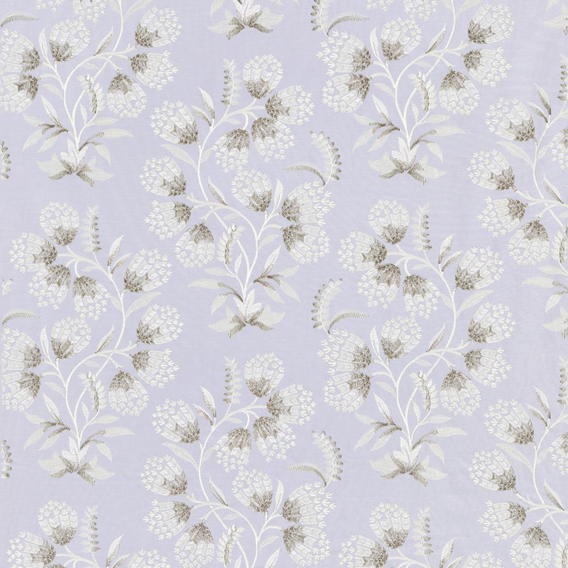 Pacifica Hana Embroidery Fabric, Lilac 