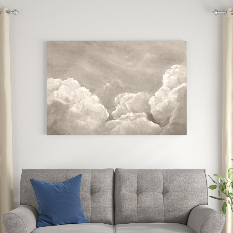 Painted Clouds II, H 32 po x l 48 po x P 1,25 po