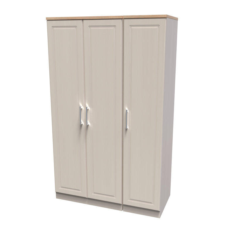 Aalysia Manufactured Wood Wardrobe, Kashmir Ash/Modern Oak