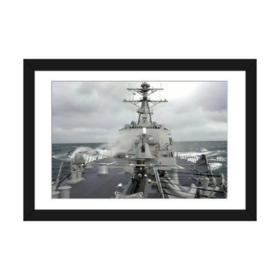 « the océan », reproduction de photo sur toile uss winston s. churchill», reproduction de photo sur toile
