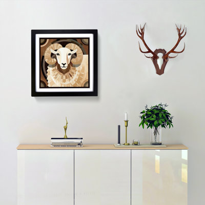 Sheep Deco - Framed Print