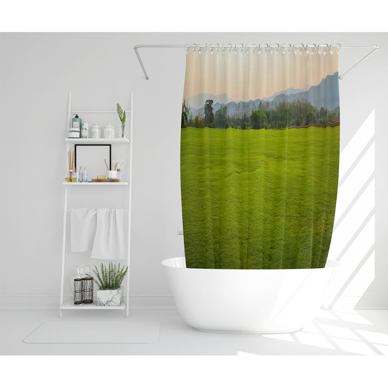 Elizbeth 13 Piece Polyester Shower Curtain Set