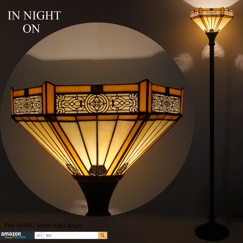 64'' Bronze Antique Floor Lamp