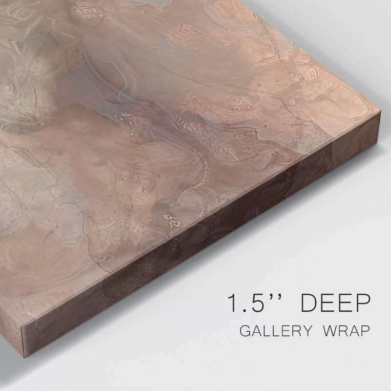 Marble Ground I Framed On Canvas Print, 12" H x 8" W