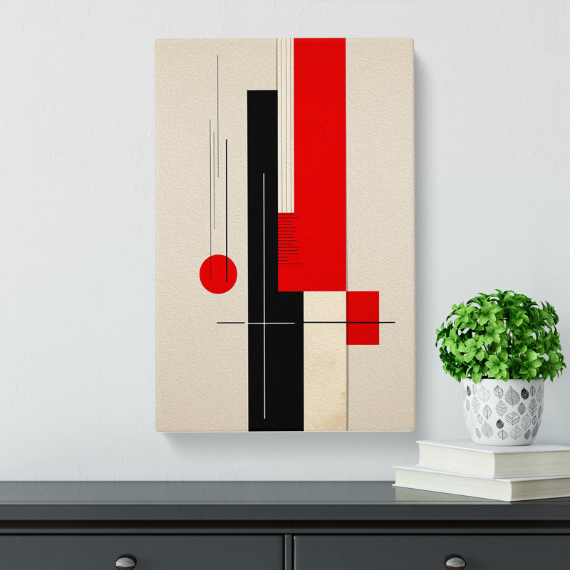 Minimalist Constructivism No.3 - No Frame Print, 60cm H x 40cm W x 3cm D