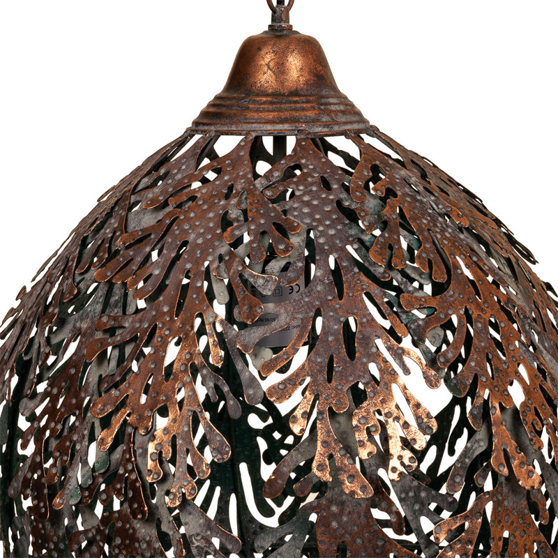 Theodis 1 - Light Gold Bowl Pendant