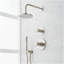 Vassor Pressure Balance Shower System with Hand Shower - Matte Black-2099630838