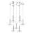 7 - Light Silver LED Cluster Pendant