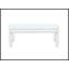Table basse à miroir argenté-185371687