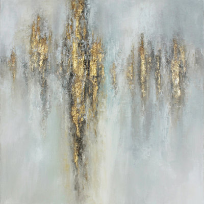 Gilded Soundwave III Wrapped Canvas Wall Art