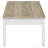 Distressed Pine And White 3-Piece Coffee Table Set