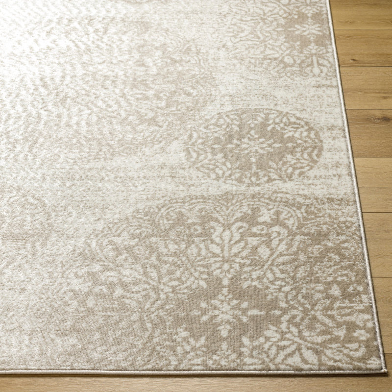 Zinaida Floral Indoor Rug, Rectangle 8'10" x 12'