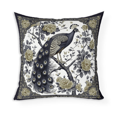 Coussin Peacock Mandala