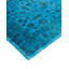Tapis bleu noué à la main de conception unique Holsworth - bleu