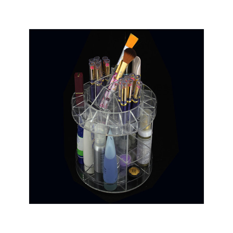 Organisateur de cosmétiques rotatif deluxe