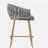 Bar stools Set of 2,velvet kitchen island counter bar stool with hand- wave back-1841168360
