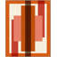 Red Geo Diptych Print by StudiObjet