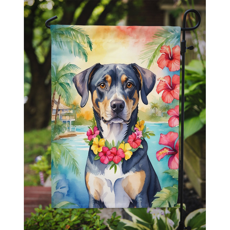 Drapeau de jardin en polyester double face H 15,5 po x l 11,25 po