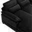 Canapé modulaire moderne en U avec méridienne double et coussin double, design confortable et de haute qualité