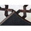 Area Cowhide Geometric Area Rug in Cola/Cream-157295829