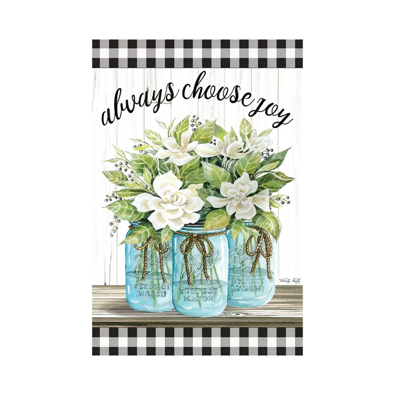 Always Choose Joy 1 Piece Wrapped Canvas Wall Art, 66.04 cm H x 45.72 cm W x 3.175 cm D
