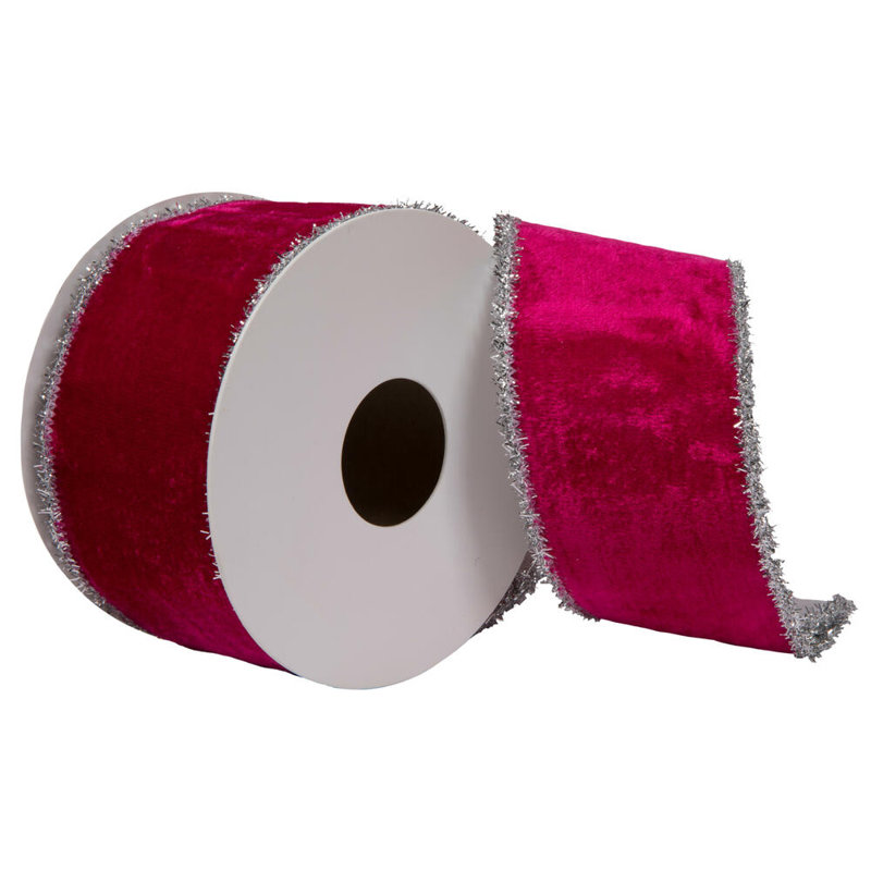 Ruban de Noël, H 2,5 po x l 180 po x P 2,5 po, Marron