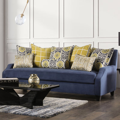 Veloria 91'' Recessed Arm Sofa