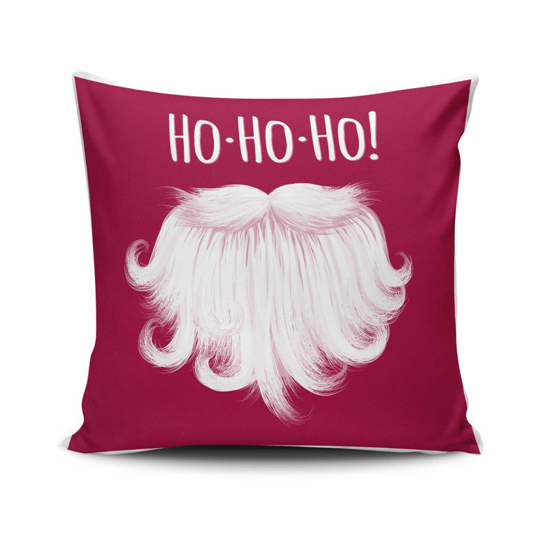 Coussin décoratif Carleen, 17,0 x 17,0 pouces, 50% coton / 50% polyester, lavable à la machine, repassable, rembourrage en silicone, fermeture à glissière dissimulée | Coussin décoratif doux et élégant pour le salon, la chambre à coucher et le bureau
