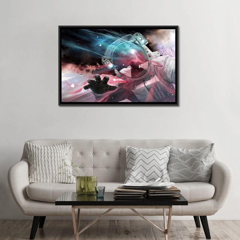 Stardust by Steve Goad - Print, 18" H x 26" W x 1.5" D, Black Framed Canvas, No Mat