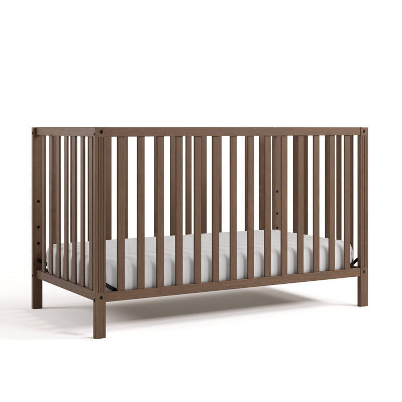 Storkcraft Morningside 5-In-1 Convertible Crib, Hazelnut