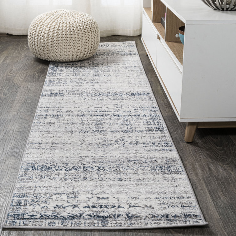 Bloomington Modern Strie' Gray/Blue Rug
